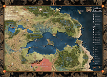 Тканевая карта Драконьей империи