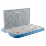 Туалет для собак V.I.PET со стенкой 50x38x29 см малый (P130)